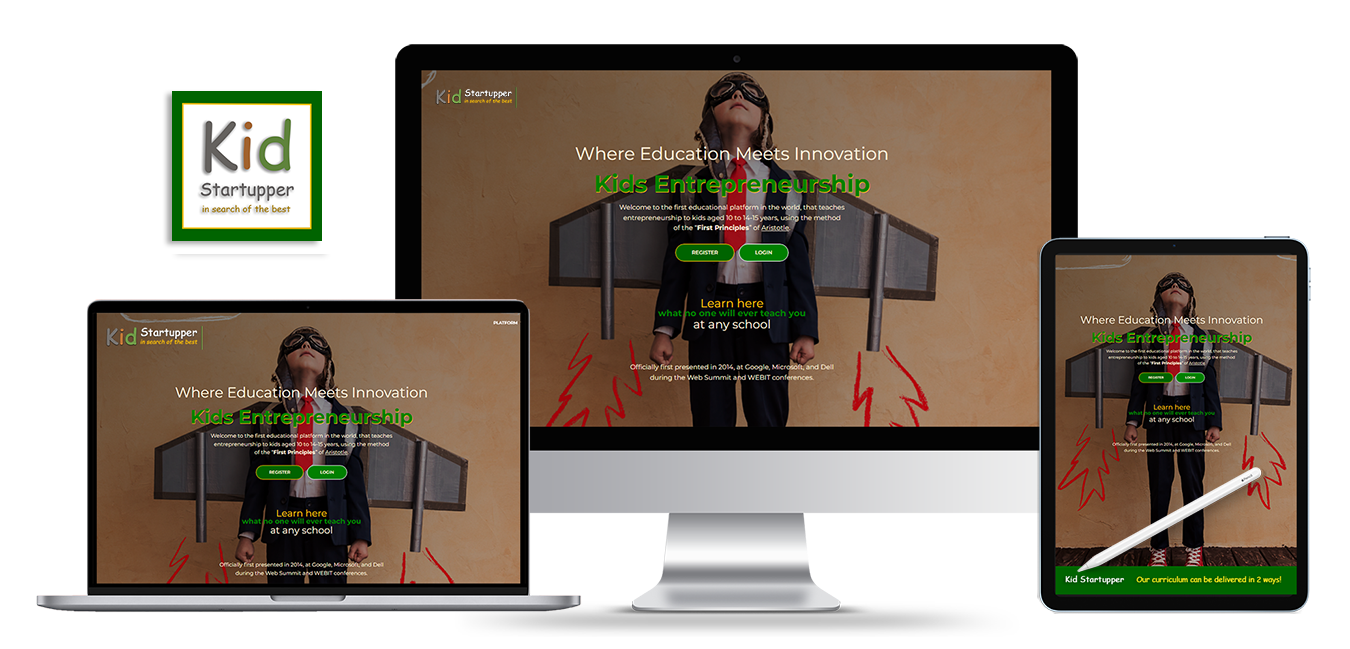 KidStartupper mobile app